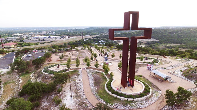 New Aerial Photos of Sculpture Prayer Garden!