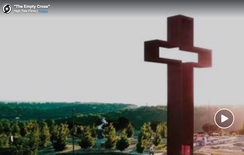 HIgh Tide Drone of The Cross at Kerrville